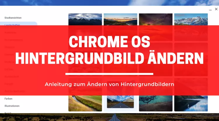 Chrome OS Hintergrundbild ändern