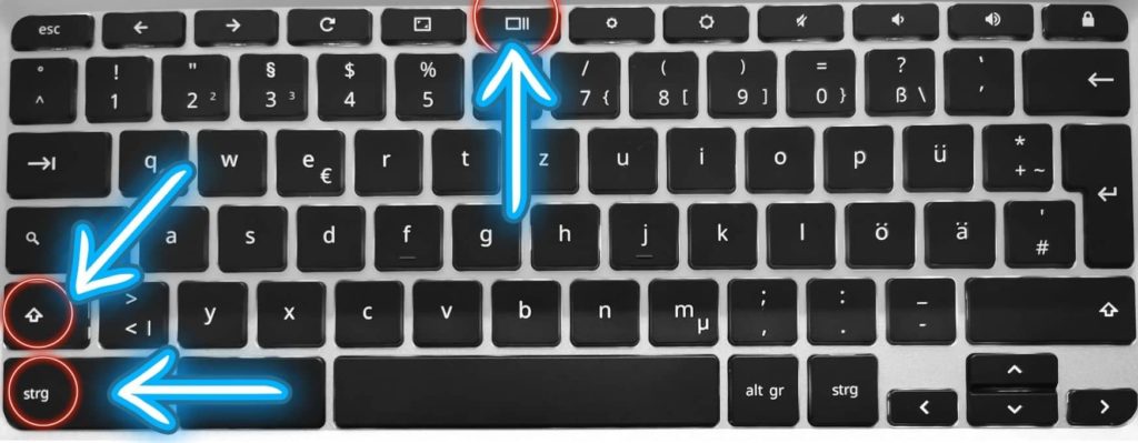 Tastatur - Chromebook Screenshot erstellen