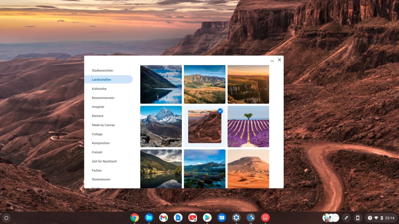 Hintergrundbild bei Chromebooks ändern - Anleitung mit Bildern