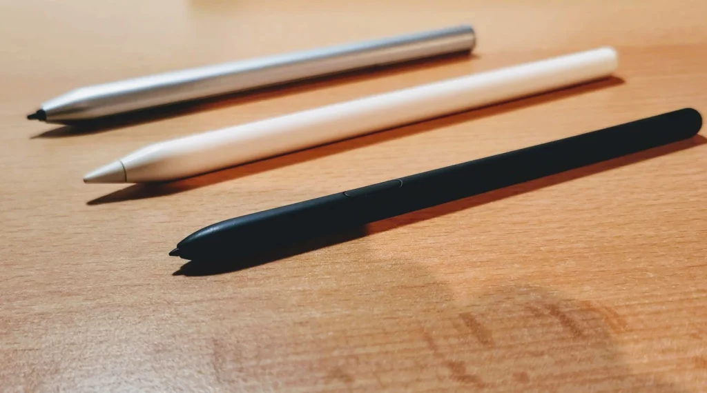 Vergleich Apple Pencil 2 vs Samsung S-Pen (Galaxy Tab S6 Lite) vs HP USI Stylus